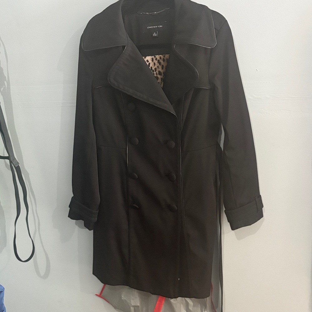 Andrew Marc Black Trench Coat